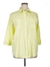Chico's Color Block Yellow 3/4 Sleeve Button-Down Shirt Size XL (3) - photo 1