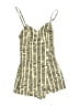 Urban Outfitters Graphic Yellow Ivory Romper Size XS - photo 1
