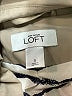 Ann Taylor LOFT 100% Cotton Solid Gray Jacket Size S - photo 6