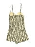 Urban Outfitters Graphic Yellow Ivory Romper Size XS - photo 2
