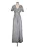 DKNY Silver Casual Dress Size 4 - photo 1