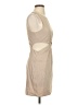 Zara Solid Tan Cocktail Dress Size S - photo 4