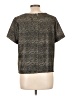Dina Be Metallic Gray Short Sleeve Top Size L - photo 2