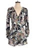 Caribbean Queen 100% Rayon Paisley Blue Romper Size S - photo 1