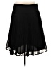INC International Concepts 100% Polyester Solid Black Formal Skirt Size 4 - photo 1