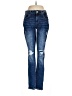 Maurices Hearts Blue Jeans Size M - photo 1