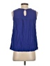 Davi & Dani 100% Rayon Blue Sleeveless Blouse Size S - photo 2