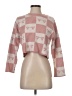 Sincerely Jules Checkered-gingham Pink Pullover Sweater Size S - photo 1