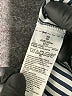 Banana Republic 100% Polyester Stripes Black Long Sleeve Blouse Size XS - photo 7