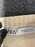 Zara Stripes Ivory Turtleneck Sweater Size S - photo 7