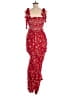 Free People Stars Red Jumpsuit Size M - photo 2