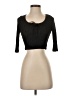Valia Black 3/4 Sleeve Top Size XS - photo 1