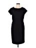 Lands' End Solid Black Casual Dress Size 8 - photo 1