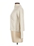 Embossed Ivory Turtleneck Sweater Size M - photo 5