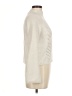 Embossed Ivory Turtleneck Sweater Size M - photo 4