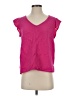 Three Dots 100% Cotton Pink Short Sleeve Top Size XS - photo 1