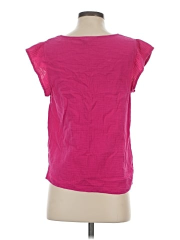 Three Dots Short Sleeve Top (view 2)