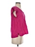 Three Dots 100% Cotton Pink Short Sleeve Top Size XS - photo 4