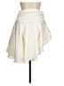 Shein Solid Ivory Casual Skirt Size 6 - photo 1