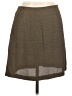 View 100% Polyester Solid Brown Casual Skirt Size 8 - photo 1