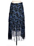 Nicole Miller Paisley Blue Formal Skirt Size L - photo 2