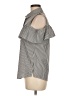 Calvin Klein Stripes Gray Sleeveless Button-Down Shirt Size M (estimated) - photo 5