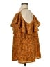 143 story 100% Polyester Orange Sleeveless Top Size M - photo 5