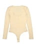 BCBGeneration 100% Cotton Ivory Tan Bodysuit Size XS - photo 1
