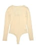 BCBGeneration 100% Cotton Ivory Tan Bodysuit Size XS - photo 2
