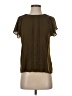 Worthington 100% Polyester Brown Short Sleeve Blouse Size S (petite) - photo 1