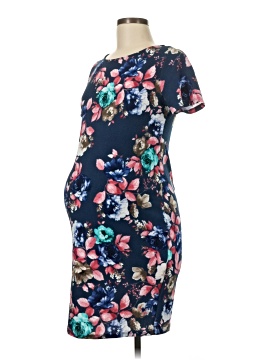 strapless open back dress Cherie Pale Pink Mini Dress main image 1