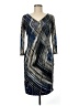 Anne Klein Graphic Blue Cocktail Dress Size 6 - photo 1