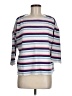 J.Jill Stripes White Pullover Sweater Size M - photo 1