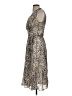 Calvin Klein Animal Print Silver Cocktail Dress Size 4 - photo 5