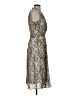 Calvin Klein Animal Print Silver Cocktail Dress Size 4 - photo 4