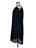 Maple Solid Blue Casual Dress Size S - photo 5