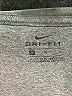 Nike 100% Polyester Gray Active T-Shirt Size M - photo 7