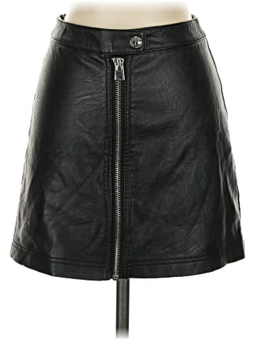 Topshop Faux Leather Skirt (view 1)