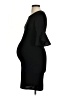 Pink Blush Solid Black Cocktail Dress Size S - photo 5