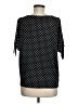 DKNY Polka Dots Black 3/4 Sleeve Blouse Size M - photo 2
