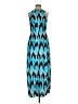 MICHAEL Michael Kors 100% Polyester Print Blue Cocktail Dress Size XS - photo 1