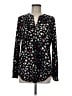 Anne Klein Hearts Black Long Sleeve Blouse Size M - photo 1