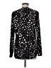 Anne Klein Hearts Black Long Sleeve Blouse Size M - photo 2