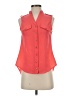 Assorted Brands 100% Polyester Orange Sleeveless Blouse Size S - photo 1