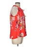Collective Concepts 100% Polyester Orange Sleeveless Blouse Size L - photo 4