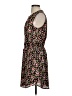 Gap 100% Polyester Floral Black Casual Dress Size XS - photo 5