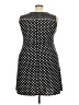 Perceptions Polka Dots Black Casual Dress Size 2X - photo 2