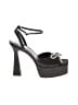 Steve Madden Black Sandals Size 8 1/2 - photo 1