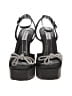 Steve Madden Black Sandals Size 8 1/2 - photo 2
