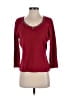 DressBarn Burgundy Red Pullover Sweater Size L - photo 1